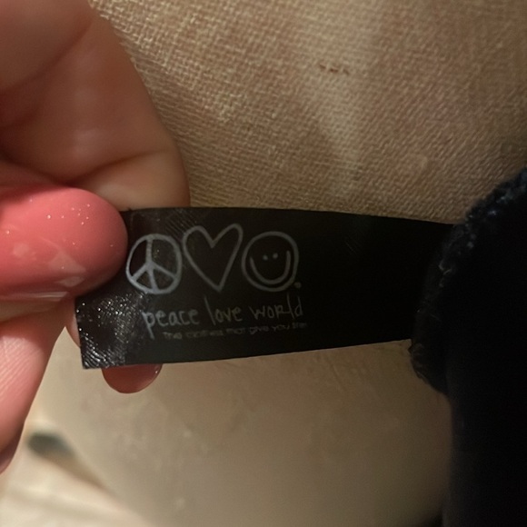 Love Life Navy Blue Zip up Hoodie Size Medium - Picture 11 of 12